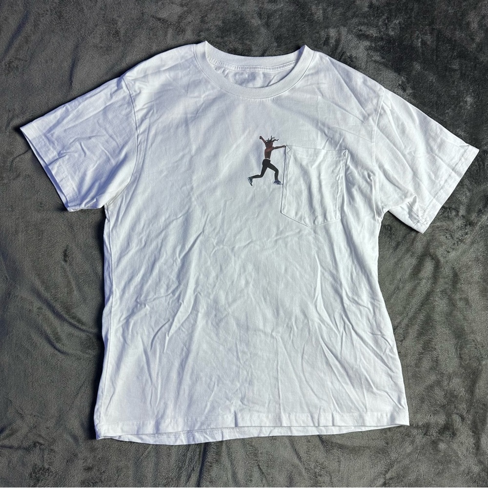 Travis Scott © Astroworld & Virgil Abloh White Tee